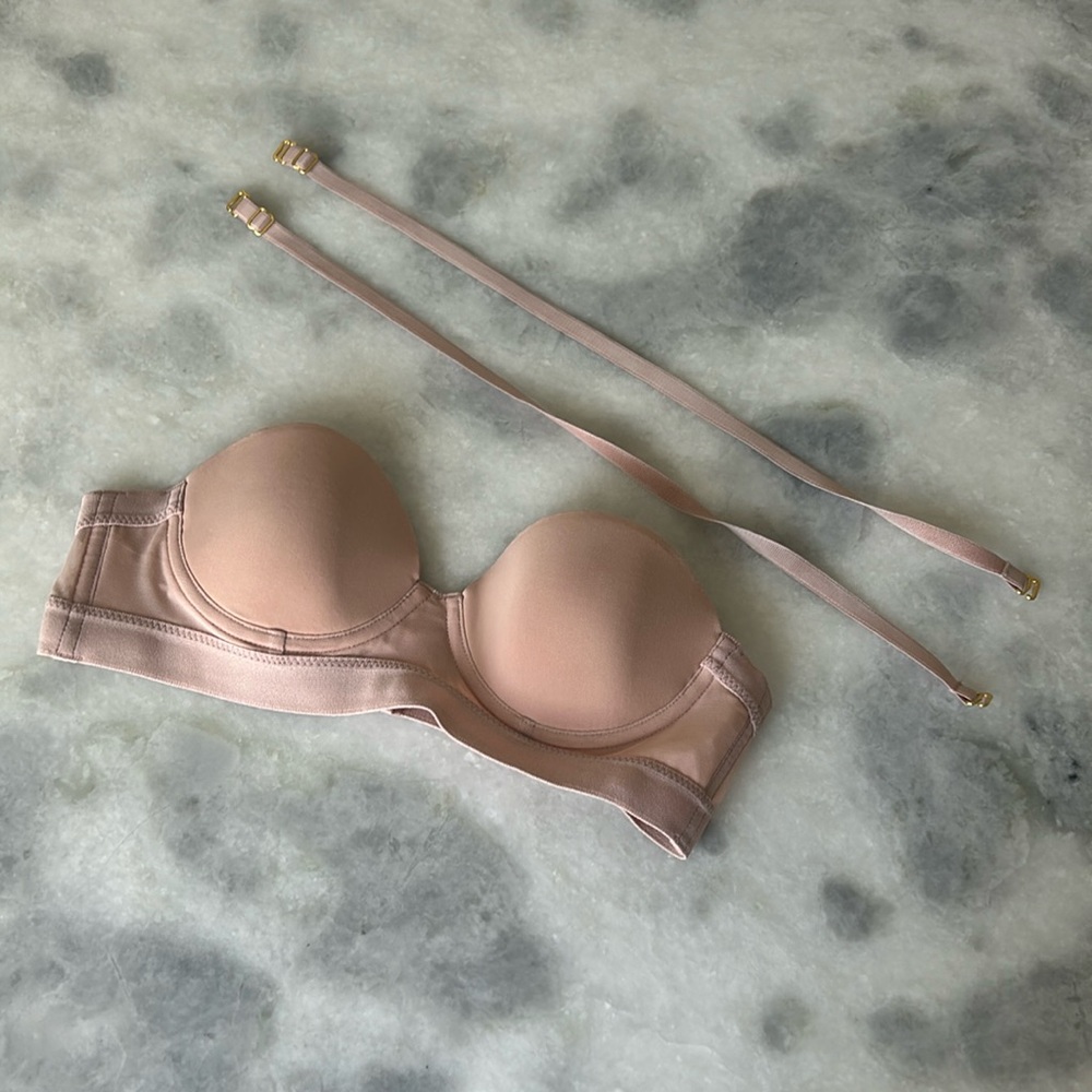 Pepper MVP Multiway Strapless Bra With Optional Straps, Size 34AA, Sienna Rose